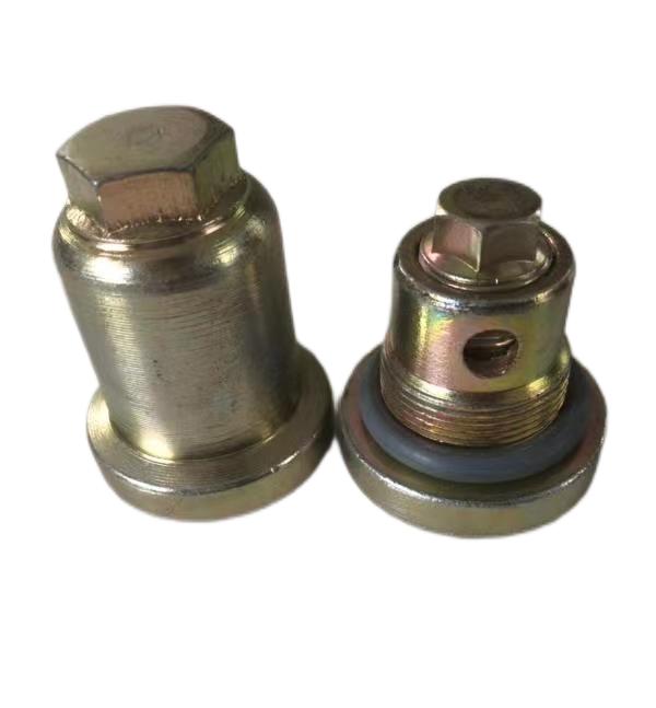 The oil drain valve