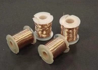 Enamelled aluminum wire