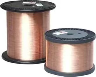 Enamelled aluminum wire