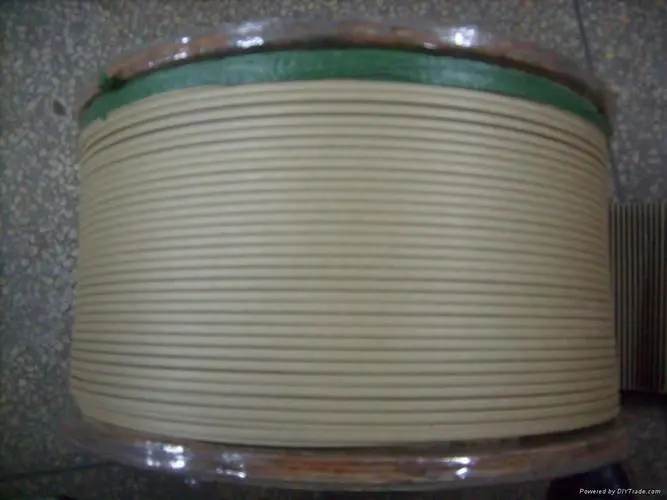 Paper wrapped copper flat wire