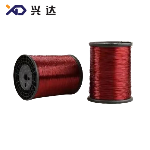 Enamelled aluminum wire