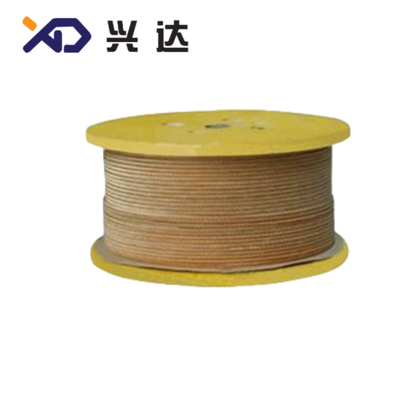 Paper wrapped copper flat wire