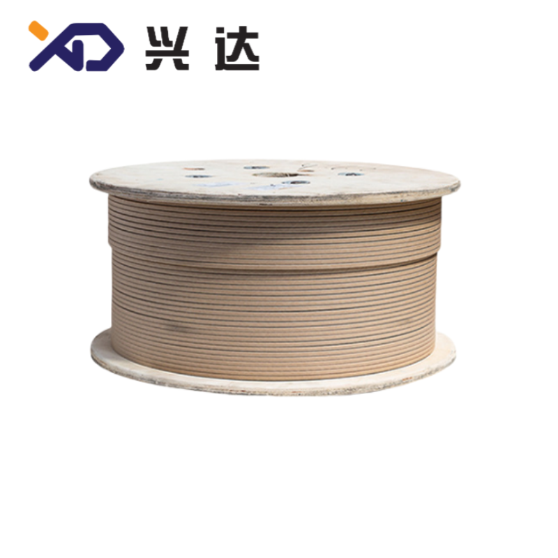 Paper wrapped aluminum flat wire